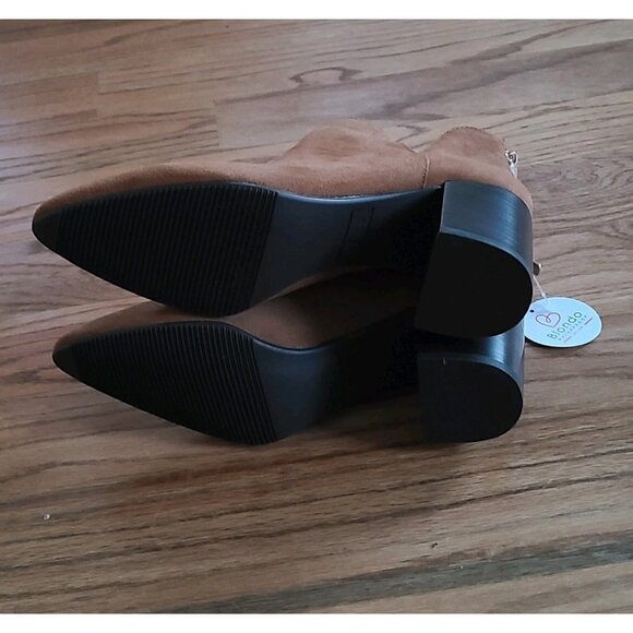 Blondo Tanner Boots Womens 9.5 Waterproof Block Heel Ankle Winter Bootie - Picture 11 of 12